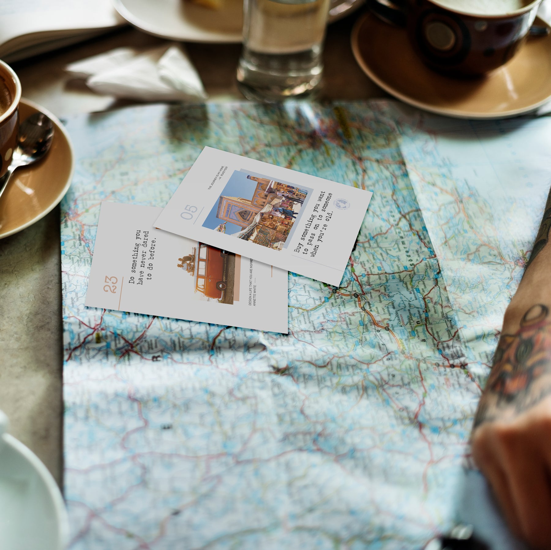 Bucket List für die Reise