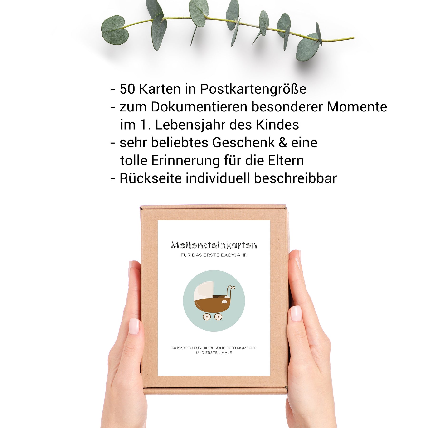 50 Meilensteinkarten Baby Meilensteine