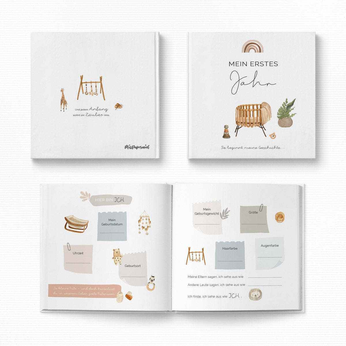 Babytagebuch Mein erstes Jahr