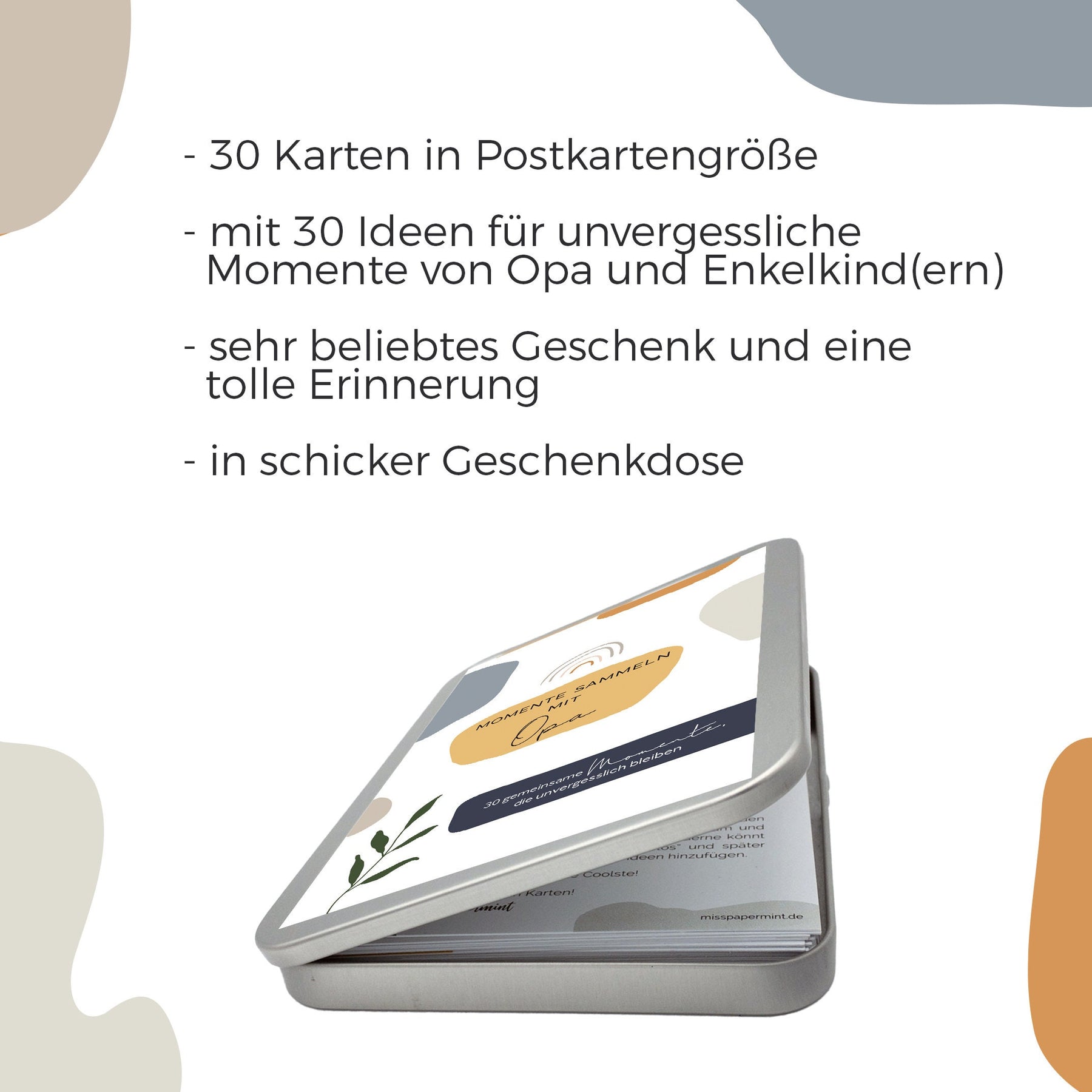 Bucket List für Opa