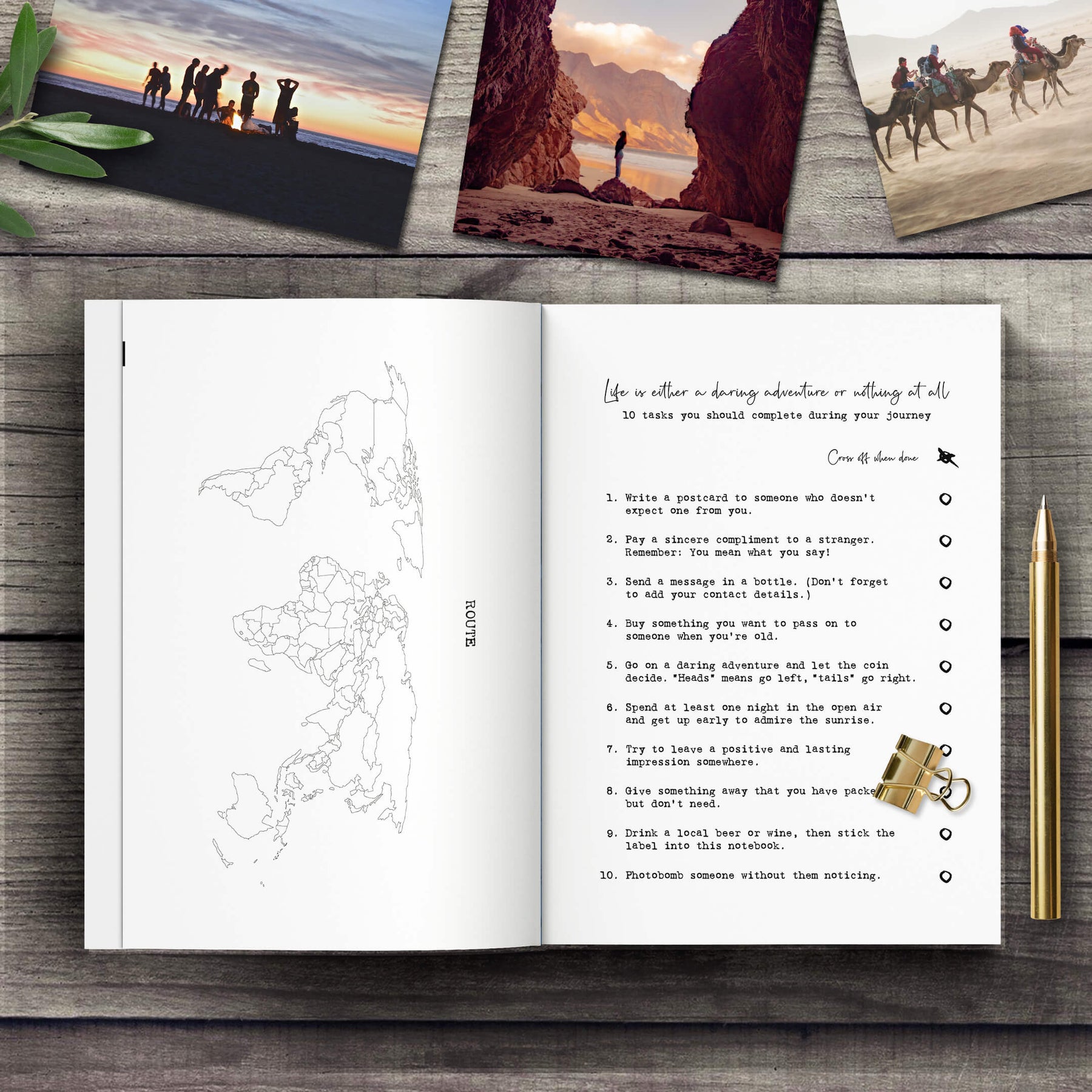Your Travel Buddy: Reise-Tagebuch zum Ausfüllen für Reisen mit Rucksack, Zelt, Camper | Travel Journal | Notizbuch | A5 Taschenbuch