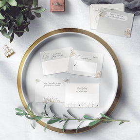 20 Gästebuch-Karten für die Hochzeit in DIN A7 | kreative Fragekarten | Boho Hochzeit Greenery