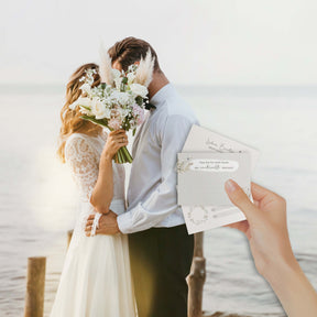 20 Gästebuch-Karten für die Hochzeit in DIN A7 | kreative Fragekarten | Boho Hochzeit Greenery