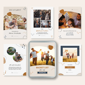 Bucket List für die Familie | 30 Ideen für spontane Erlebnisse und kleine Abenteuer | in schöner Geschenkbox
