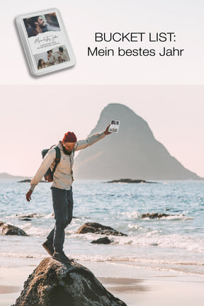 Bucket List: Mein bestes Jahr | 30 besondere Ideen für die nächsten 12 Monate | in schöner Geschenkox