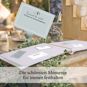 20 Gästebuch-Karten für die Hochzeit in DIN A7