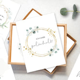 50 Meilensteinkarten Baby im Greenery-Stil