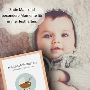 50 Meilensteinkarten Baby Meilensteine