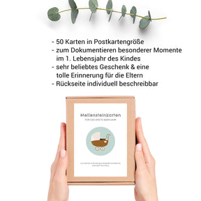 50 Meilensteinkarten Baby Meilensteine